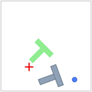 Behavior Transformer controlling the PushT task